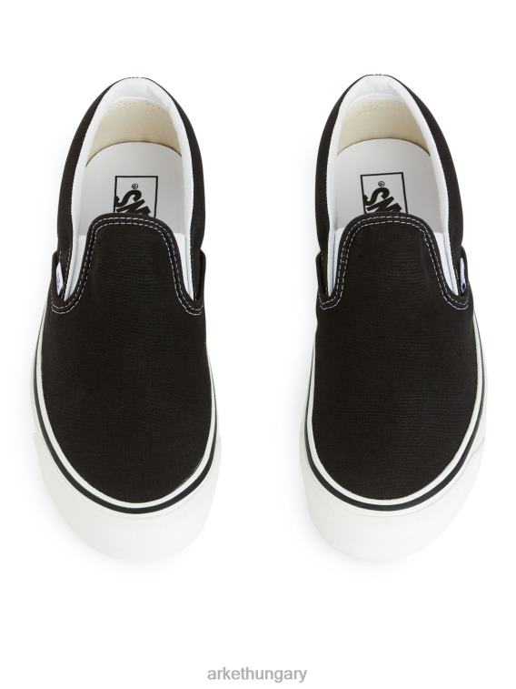 ARKET vans anaheim klasszikus bebújós cipő férfiak fekete LNXFL1269 cipő