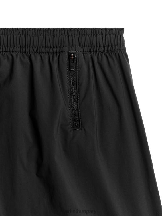 ARKET aktív stretch rövidnadrág férfiak fekete LNXFL1202 ruházat