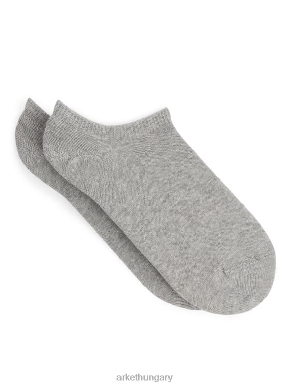 ARKET sneaker zokni készlet 2 pár férfiak szürke LNXFL574 ruházat