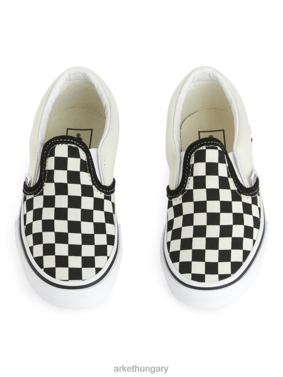 ARKET vans tipegő klasszikus felcsúsztatható edzőcipő gyerekek fehér fekete LNXFL1396 cipő