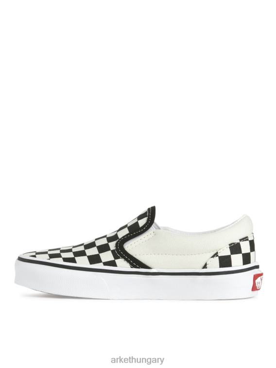 ARKET vans tipegő klasszikus felcsúsztatható edzőcipő gyerekek fehér fekete LNXFL1396 cipő