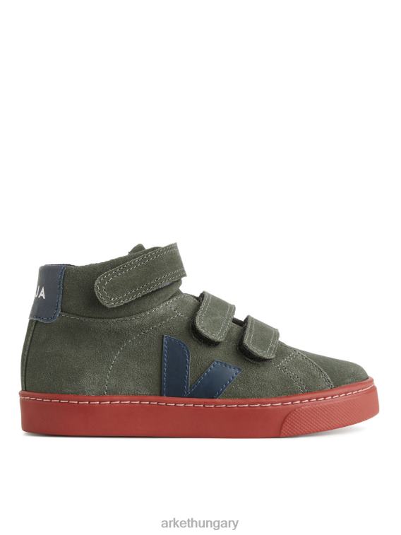 ARKET veja esplar mid trainers toddler gyerekek khaki zöld LNXFL1427 cipő