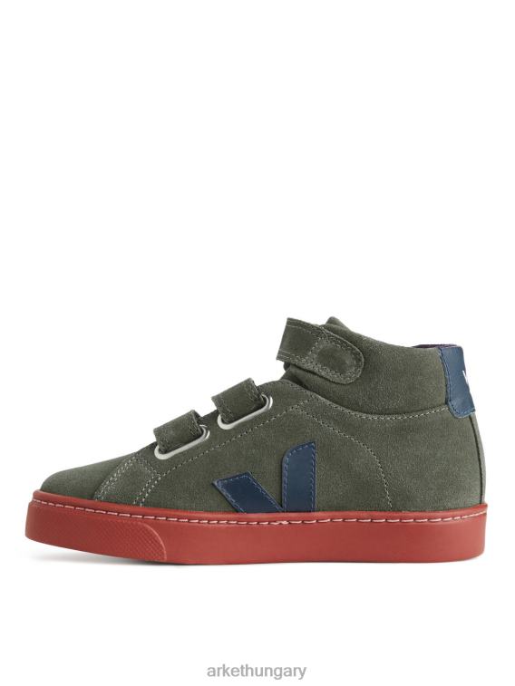 ARKET veja esplar mid trainers toddler gyerekek khaki zöld LNXFL1427 cipő
