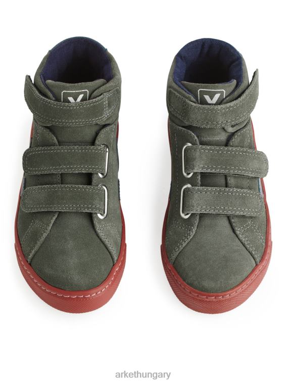 ARKET veja esplar mid trainers toddler gyerekek khaki zöld LNXFL1427 cipő