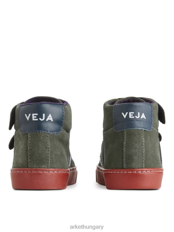 ARKET veja esplar mid trainers toddler gyerekek khaki zöld LNXFL1427 cipő