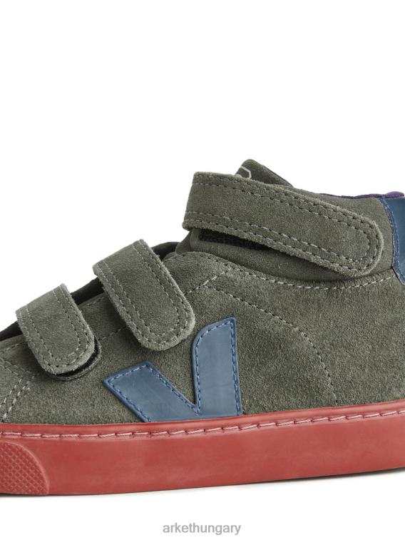ARKET veja esplar mid trainers toddler gyerekek khaki zöld LNXFL1427 cipő