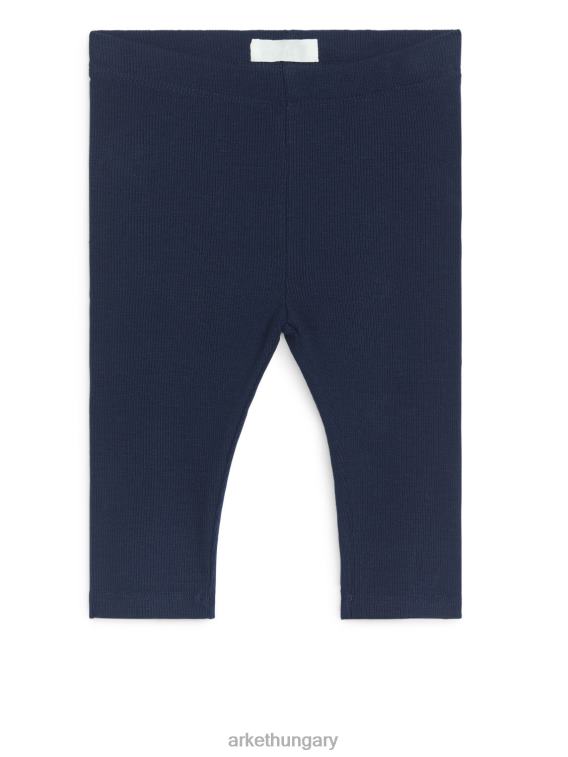 ARKET bordás leggings gyerekek sötétkék LNXFL1772 ruházat