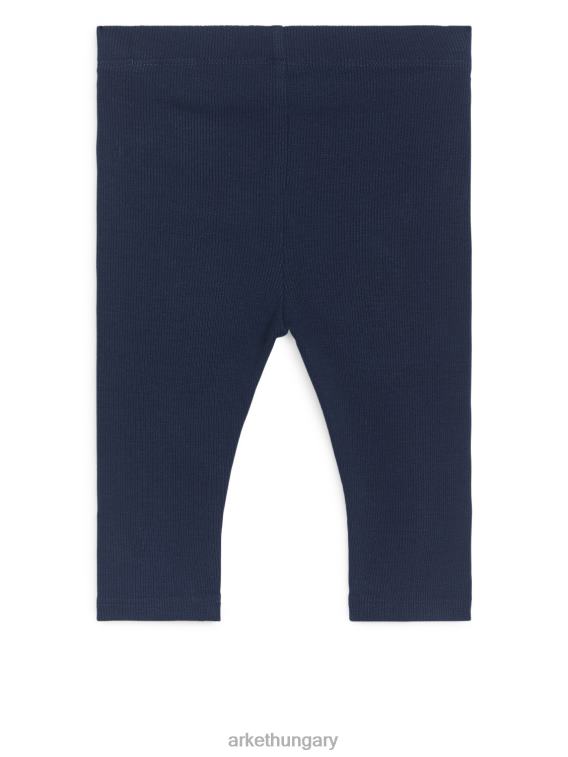 ARKET bordás leggings gyerekek sötétkék LNXFL1772 ruházat