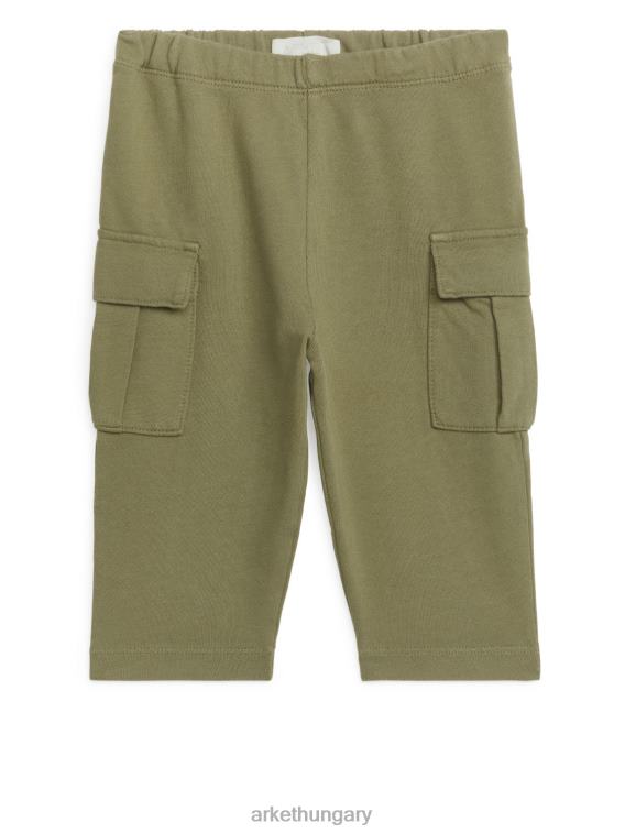 ARKET jersey használati nadrág gyerekek khaki zöld LNXFL1689 ruházat