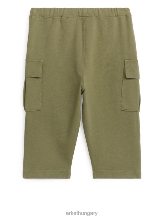 ARKET jersey használati nadrág gyerekek khaki zöld LNXFL1689 ruházat
