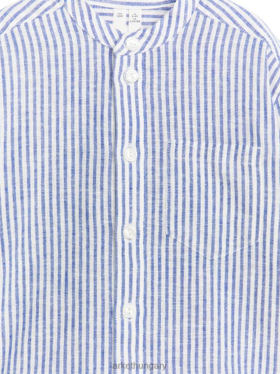 ARKET henley vászoning gyerekek kék/csíkos LNXFL1484 ruházat