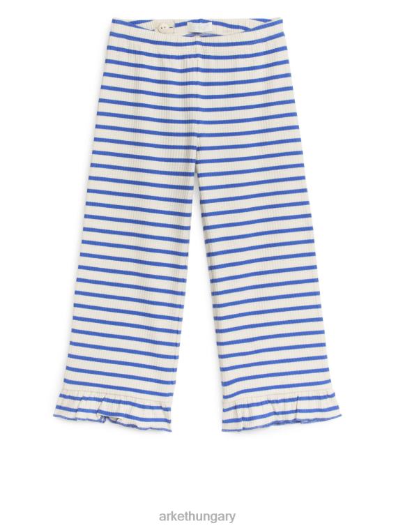 ARKET fodros jersey nadrág gyerekek kék/csíkos LNXFL1558 ruházat
