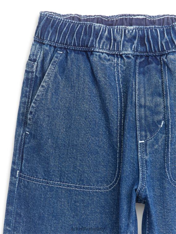 ARKET laza farmer nadrág gyerekek kék LNXFL1577 ruházat