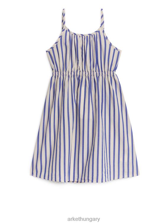 ARKET szőtt sundress gyerekek kék/csíkos LNXFL1368 ruházat