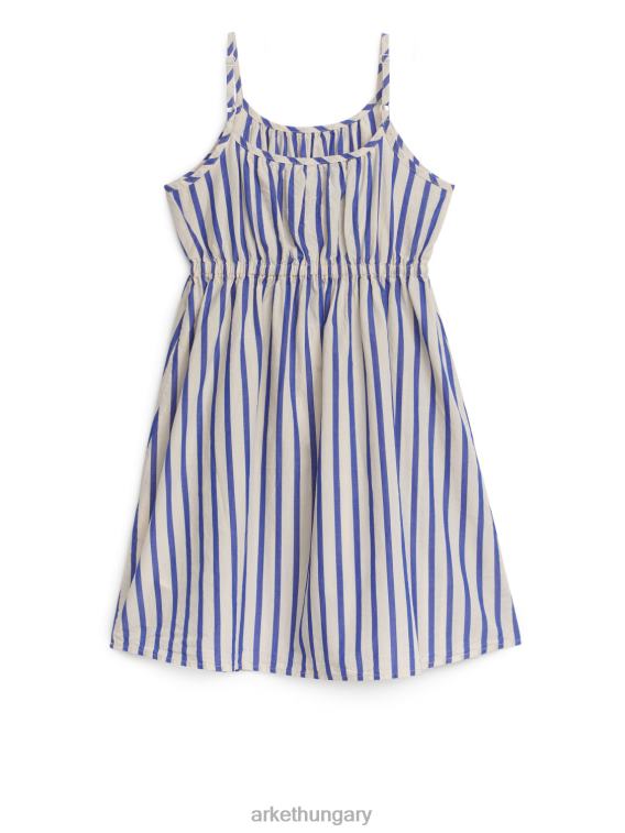ARKET szőtt sundress gyerekek kék/csíkos LNXFL1368 ruházat