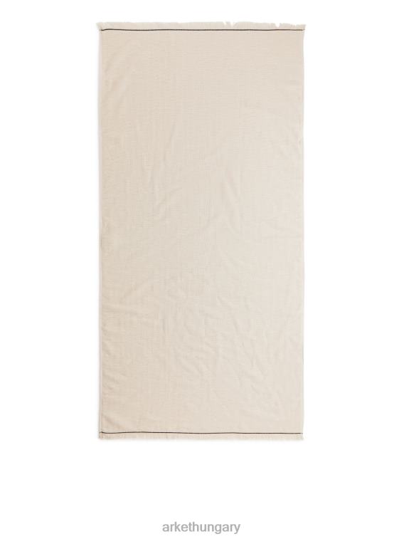 ARKET pamut törölköző 70 x 140 cm egynemű bézs LNXFL1352 háztartási cikkek