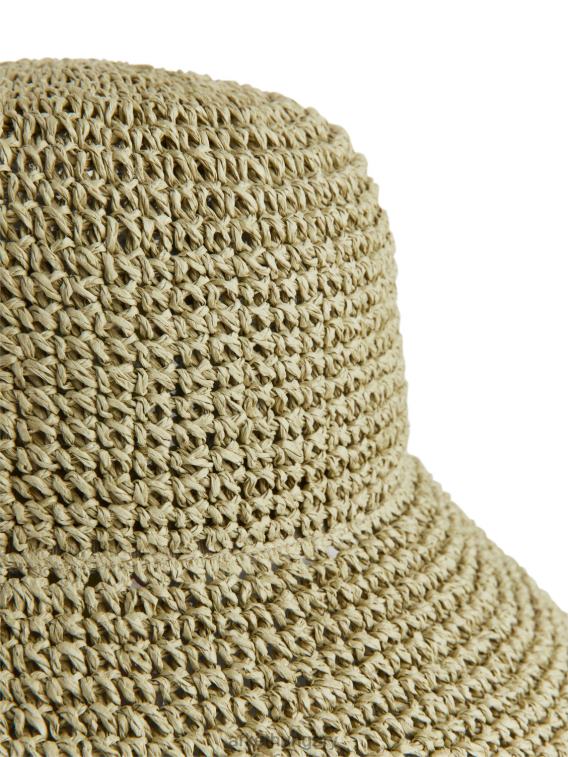 ARKET szalmakalap nők khaki zöld LNXFL819 kiegészítők