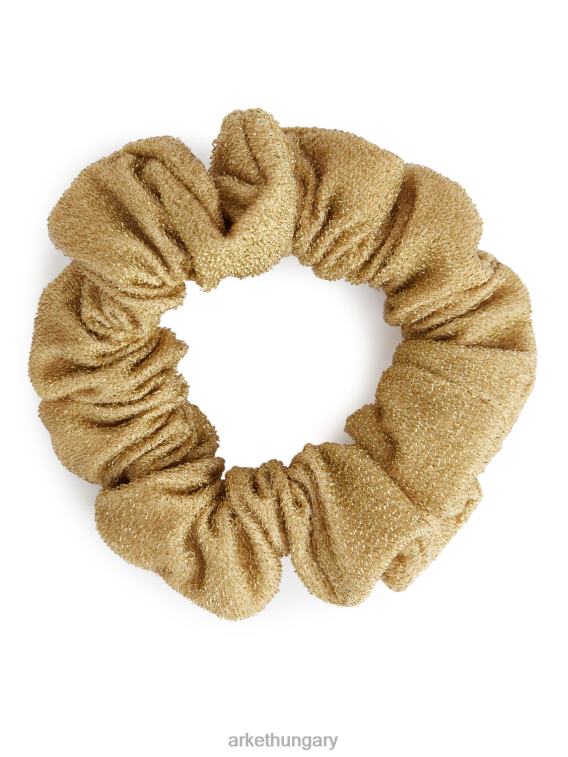 ARKET fémes scrunchie nők Arany LNXFL862 kiegészítők