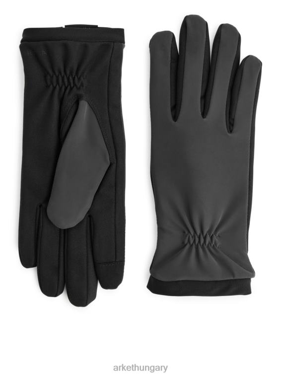 ARKET hestra lexi softshell kesztyű nők sötétszürke LNXFL909 kiegészítők