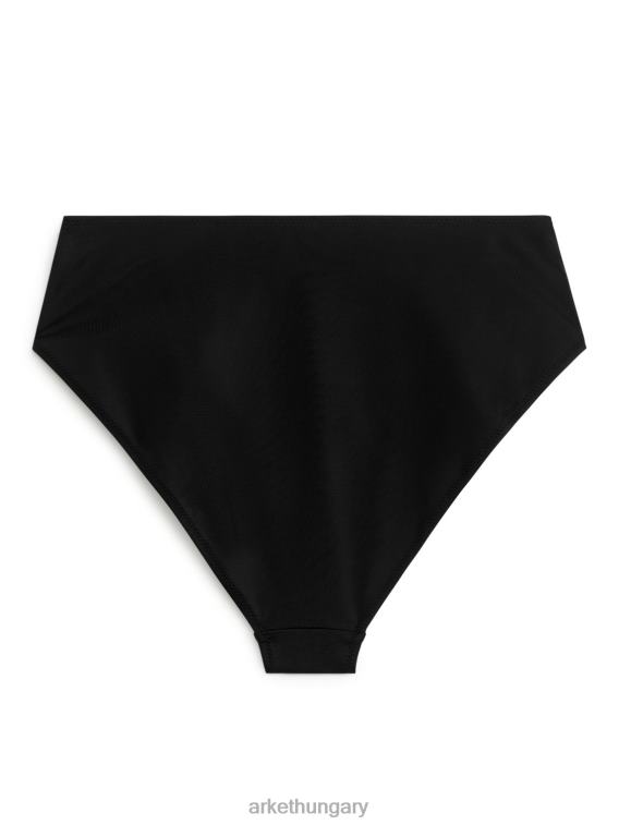 ARKET magas derekú bikini alsó nők fekete LNXFL610 ruházat