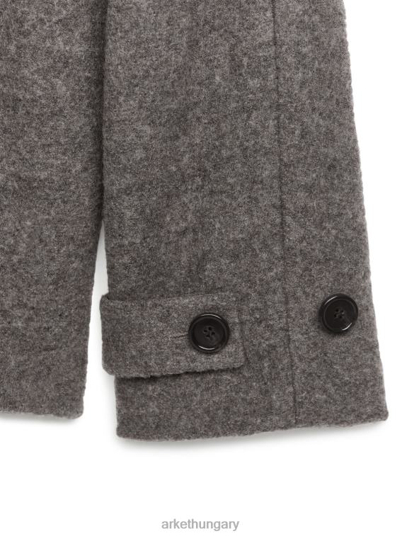 ARKET boucle gyapjú rövid kabát nők anyajegy LNXFL471 ruházat