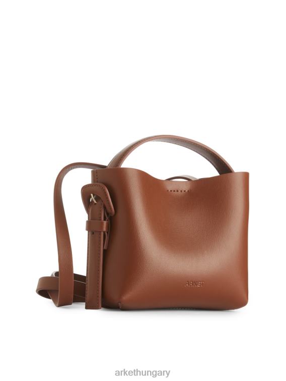 ARKET crossbody táska egynemű barna LNXFL764 táskák