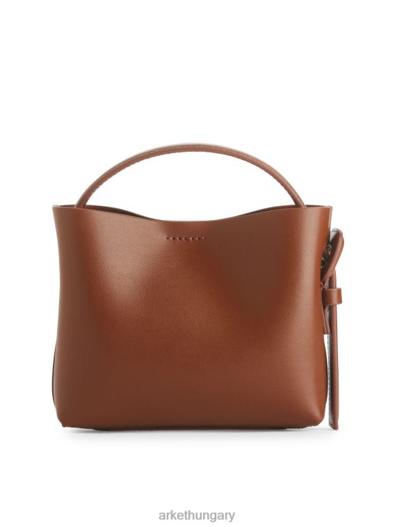 ARKET crossbody táska egynemű barna LNXFL764 táskák