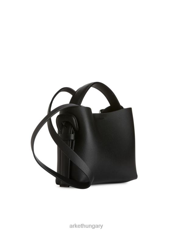ARKET crossbody táska egynemű fekete LNXFL762 táskák