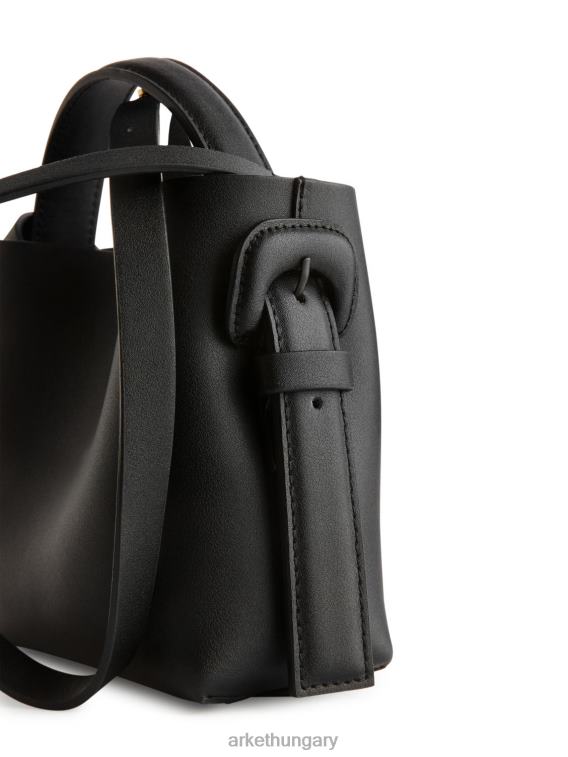 ARKET crossbody táska egynemű fekete LNXFL762 táskák